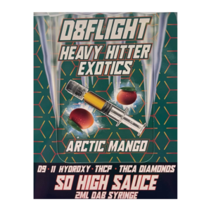D8Flight Heavy Hitter Exotic 2ML Dab Syringe 5Ct