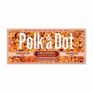 PolkaDot Mushroom Magic Blend Chocolate 500Mg 20Pcs 10Ct