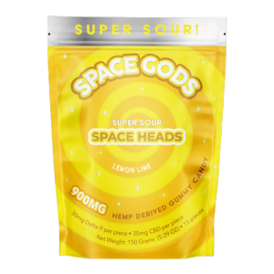 Space Gods Space Heads D9 900Mg Gummies 1Ct-Lemon Lime