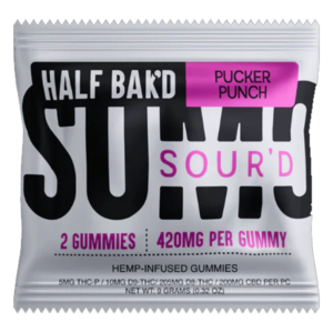 HALF BAKED SUMO SOUR'D GUMIIES  2GUMMIES X 30 PK