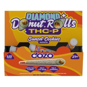 Dozo 2.25G THC-P Diamond Donut Rolls 20Ct