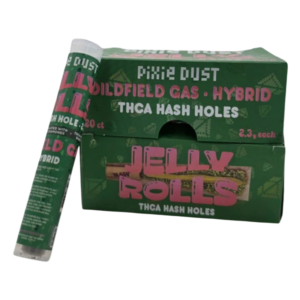 PIXIE DUST 2.3G THCA HASH HOLES JELLY HOLES PREROLLS 20CT