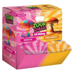 Zour Dream 60000mg Mushroom Gummies 30Ct