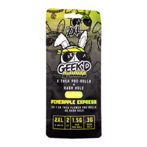 GeekD 2G Hash Hole THC-A 2XL G-Units Preroll 2Ct 10Pk