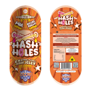Wazabi Hash Holes 2G 2ct Exotic Flower + Rosin Jelly Preroll 5Pk