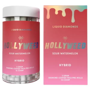Hollyweed 2G Liquid Diamonds Preroll 10ct 1Pk