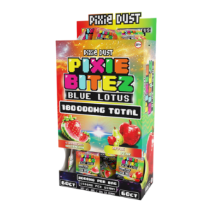 Pixie Bitez Blue Lotus THC-P Gummy 3000mg 2ct 60Pk
