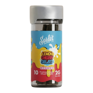 Sorbet Labs Premium Diamond Infused Pre Roll Jar 10Ct