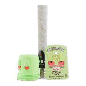 University ICED OUT 3.5G THC-A Diamond Coated Preroll 10Ct