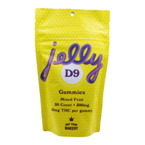 Jolle D9 300mg Gummies 30ct Bag-Mixed Fruit(Yellow)
