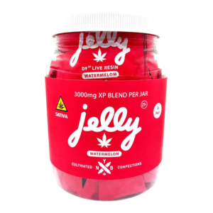Jolle D9 Live Resin Gummies 30pkJar-Watermelon