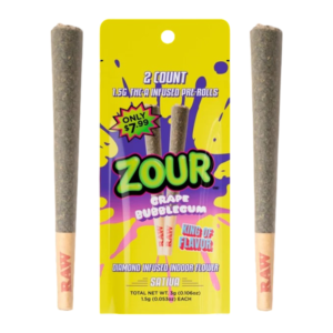 Zour stash Thca 2(1.5g) Prerolls 10Pk