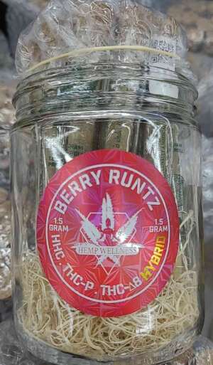 HW D8/THC-P Preroll Jar 15Ct