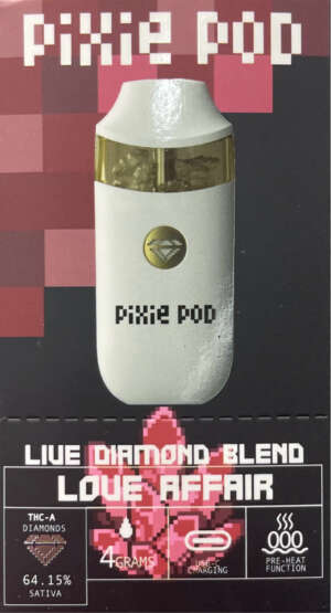 Pixie Pod 4g Live Diamond Blend Dispo 5ct